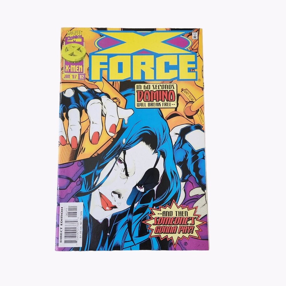 Marvel X-Force #62 1997 Comic Book Collector Bagged Boarded